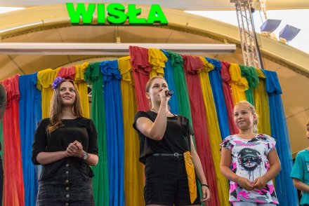 Strefa teatru na deskach wiślańskiego amfiteatr